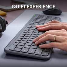 Logitech MK950 Signature Slim Wireless Keyboard & Mouse Combo – Bluetooth, Multi-Device, QWERTY UK, Graphite