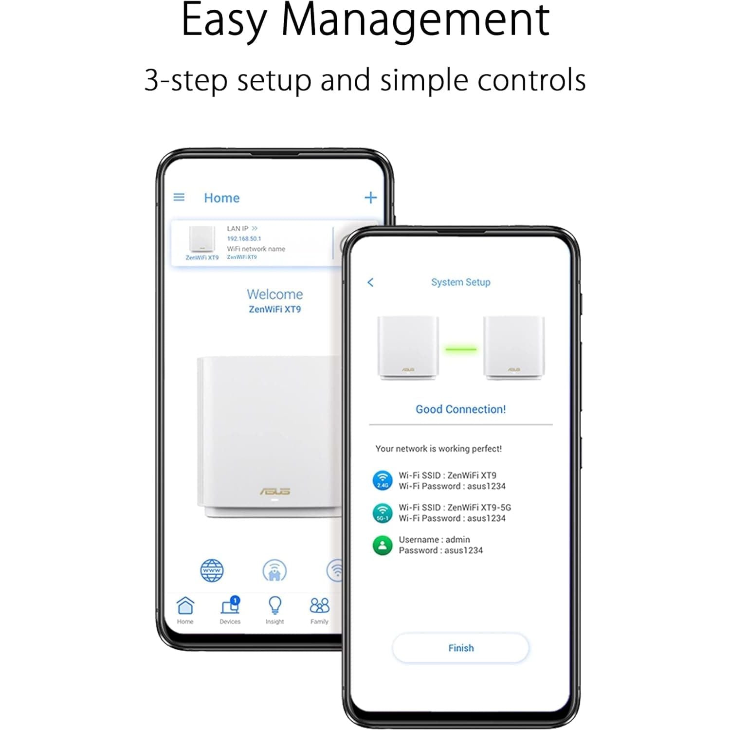 Buy ASUS,ASUS ZenWiFi XT9 WiFi 6 Mesh System - 1 Pack - White - AX7800 Whole-Home Tri-band Mesh WiFi 6 System - Gadcet UK | UK | London | Scotland | Wales| Near Me | Cheap | Pay In 3 | Wireless Routers