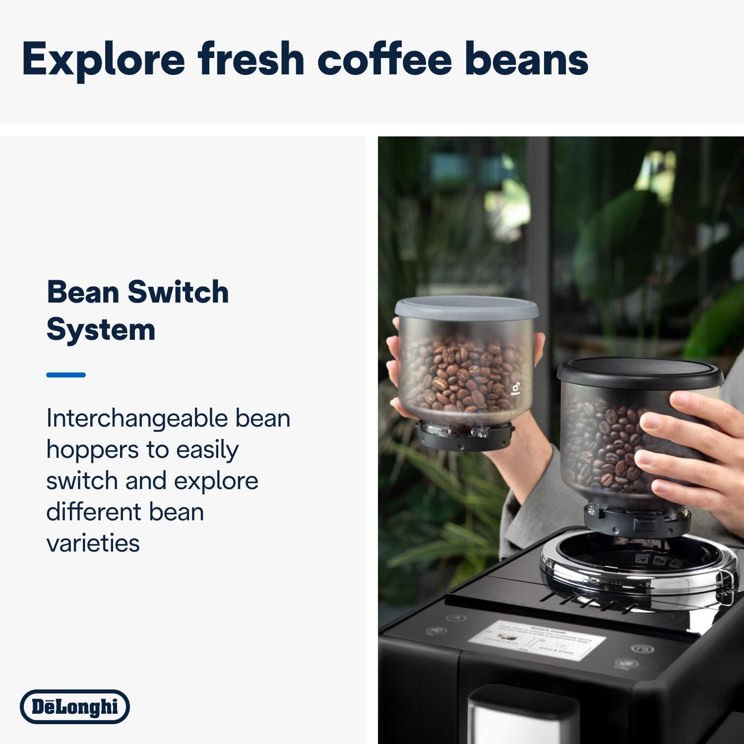 Buy De'Longhi,De'Longhi Rivelia EXAM440.55.B, Fully Automatic Coffee Machine with LatteCrema Hot, Automatic Milk Frother, Compact Size Bean to Cup Coffee Machine, 16 Recipes, Full Touch Coloured Display Black - Gadcet UK | UK | London | Scotland | Wales| Near Me | Cheap | Pay In 3 | Coffee Makers & Espresso Machines