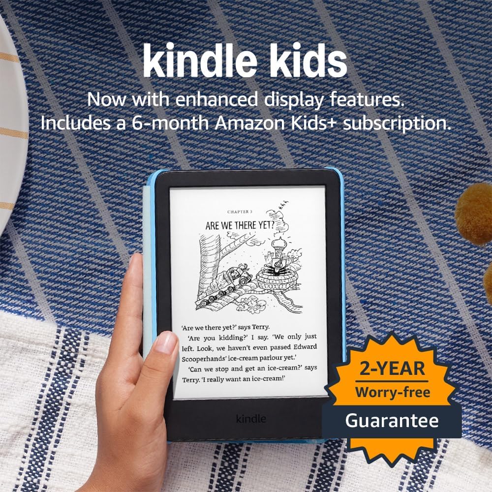 Buy Amazon,Amazon Kindle Kids (16GB) – Glare-Free Display, Cover & Kids Content Included, Space Whale - Gadcet UK | UK | London | Scotland | Wales| Near Me | Cheap | Pay In 3 | E-Book Readers