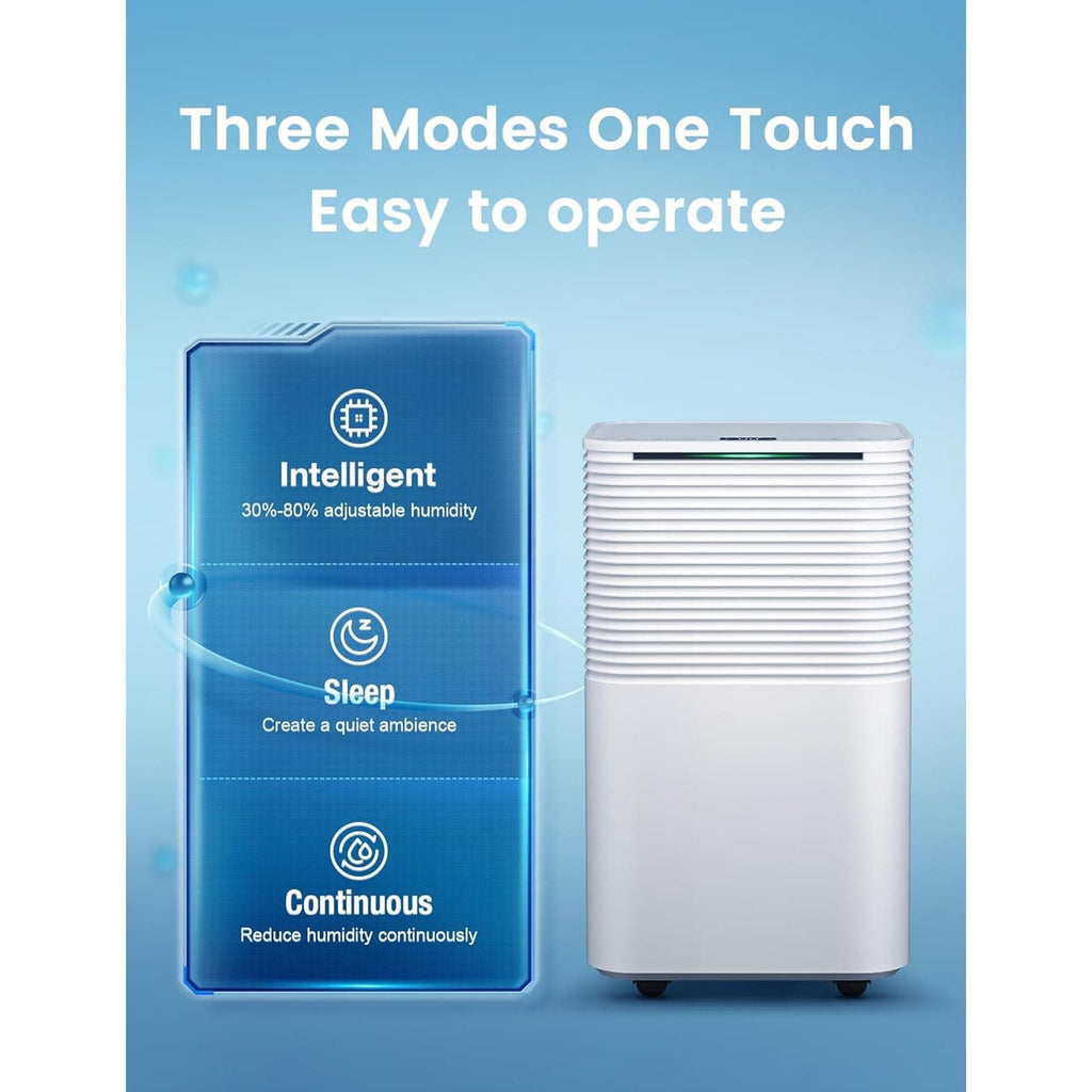LUKO OL12BD031A Portable Home Dehumidifier, 12L Dehumidify Capacity, 3