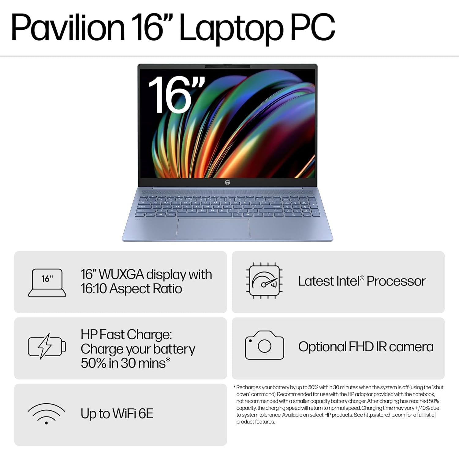 Buy HP,HP Pavilion 16 – Intel Core Ultra 5-125U, 16GB RAM, 512GB SSD, Intel Arc Graphics, Win 11, Sky Blue - Gadcet UK | UK | London | Scotland | Wales| Near Me | Cheap | Pay In 3 | Laptops