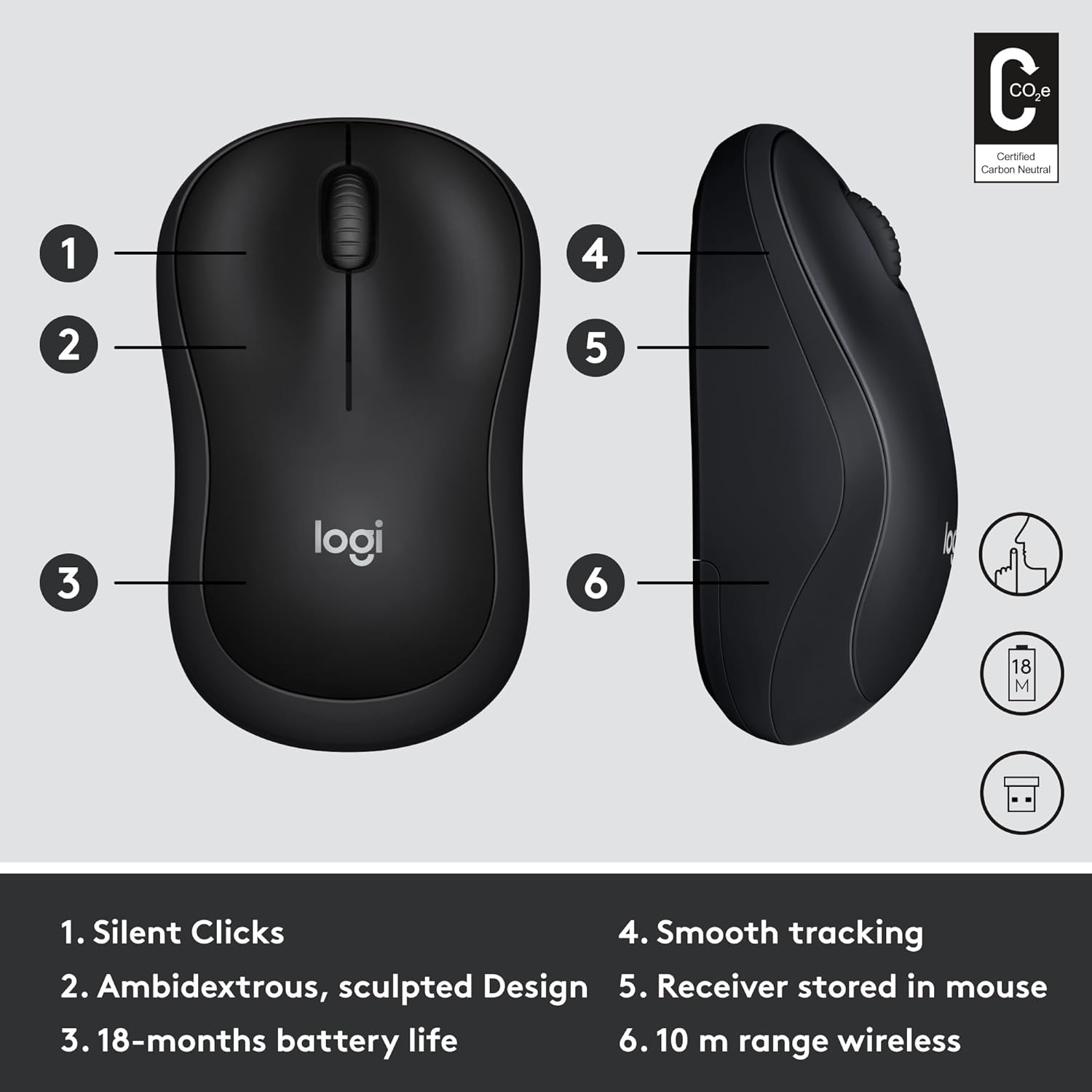Buy Logitech,Logitech M220 SILENT Wireless Mouse – Black - Gadcet UK | UK | London | Scotland | Wales| Near Me | Cheap | Pay In 3 | Keyboard & Mouse