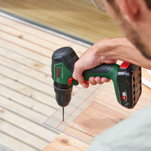 Bosch UniversalImpact 18V-60 Cordless Combi Drill – 18V System with 2 × 2.0Ah Batteries and Carrying Case