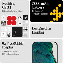 Buy Nothing,Nothing Phone (3a) 128GB – 6.77" FHD+ AMOLED, 32MP Front Camera, 30x Zoom, 50W Fast Charging, Black - Gadcet UK | UK | London | Scotland | Wales| Near Me | Cheap | Pay In 3 | Mobile & Smart Phones