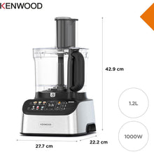 Kenwood MultiPro OneTouch FDM73.850SS Food Processor & Blender – 1000W, 13 Accessories, Silver