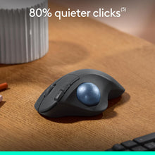 Logitech ERGO M575S Wireless Trackball Mouse, Wireless Ergonomic Mouse With Bluetooth and Encrypted Dongle, Comfortable Thumb Control, Precise and Smooth Tracking, for PC/Mac - Graphite