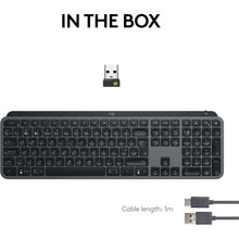 Logitech MX Keys S Wireless Keyboard, Low Profile, Fluid Quiet Typing, Programmable , Backlighting, Bluetooth, USB C Rechargeable, for Windows PC, Linux, Chrome, Mac, QWERTY UK English - Graphite