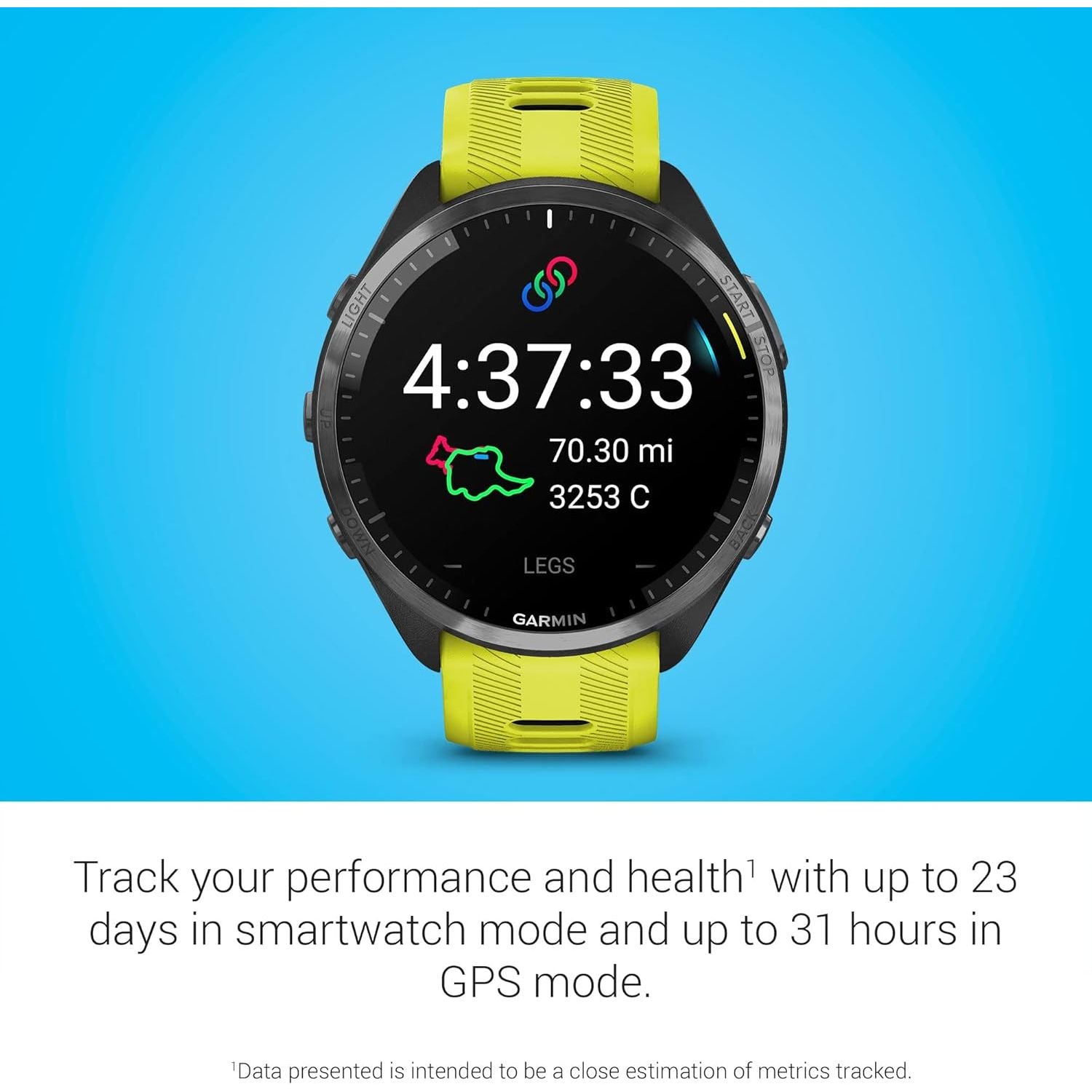 Buy Garmin,Garmin Forerunner 965 – Carbon Grey Titanium Bezel, Black Case, Amp Yellow/Black Silicone Band - Gadcet UK | UK | London | Scotland | Wales| Near Me | Cheap | Pay In 3 | Smart Watches