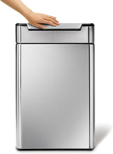 Buy simplehuman,simplehuman CW2018 48L (24/24) Rectangular Touch-Bar Recycling Kitchen Bin - Brushed Stainless Steel - Gadcet UK | UK | London | Scotland | Wales| Ireland | Near Me | Cheap | Pay In 3 | Home Automation Kits