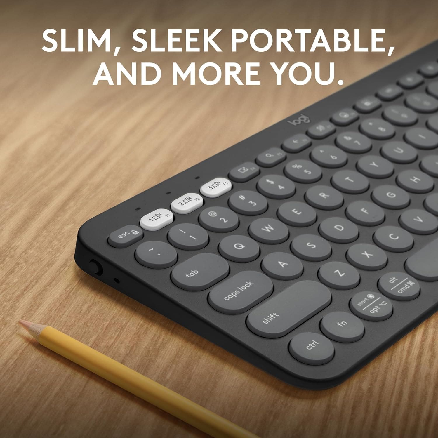 Buy Logitech,Logitech Pebble Keys 2 K380s Minimalist Keyboard - Graphite - Gadcet UK | UK | London | Scotland | Wales| Ireland | Near Me | Cheap | Pay In 3 | Keyboards