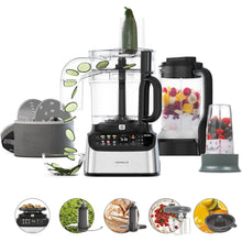 Kenwood MultiPro OneTouch FDM73.850SS Food Processor & Blender – 1000W, 13 Accessories, Silver