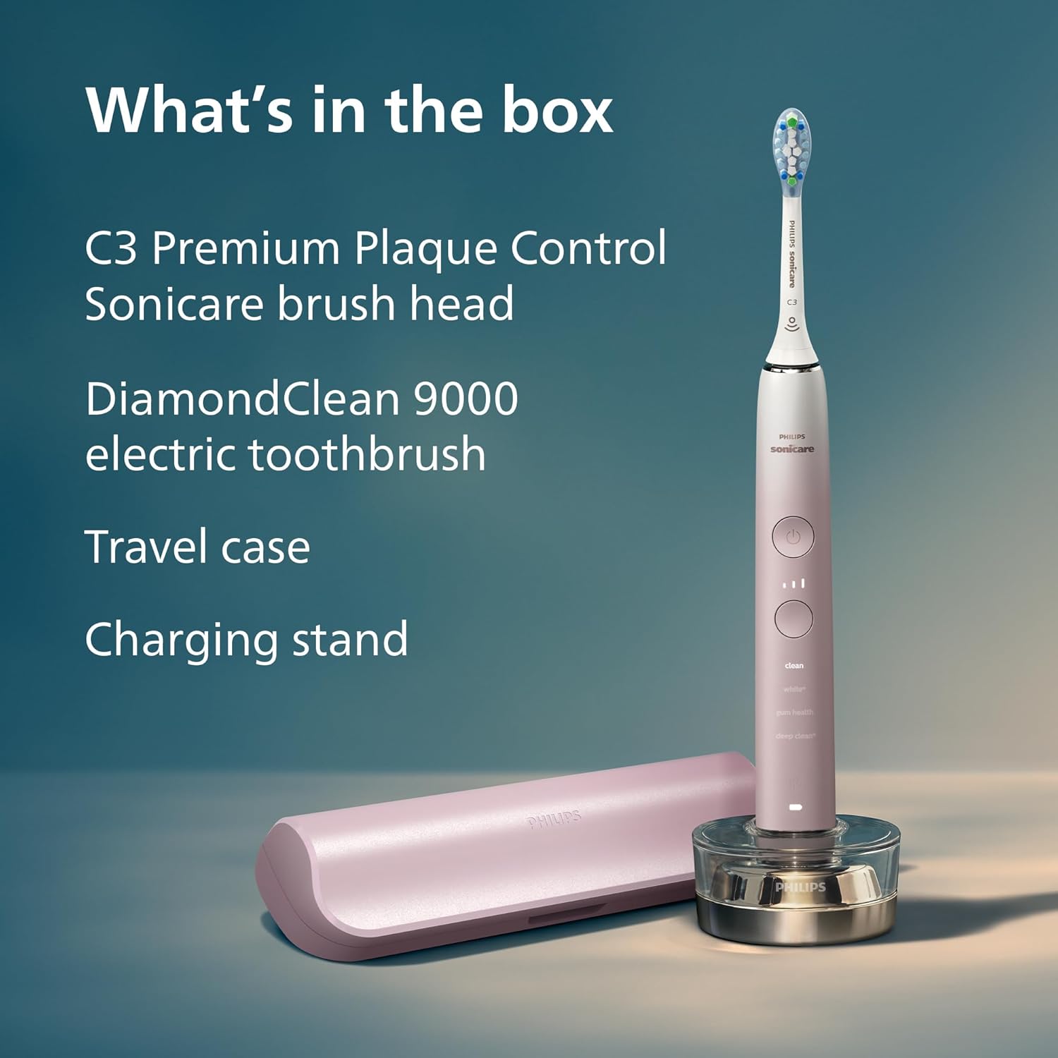 Buy Philips,Philips Sonicare DiamondClean 9000 HX9911/84 Electric Toothbrush Pink – 4 Modes, 3 Intensities, App Coaching & Travel Case - Gadcet UK | UK | London | Scotland | Wales| Near Me | Cheap | Pay In 3 | Electric Toothbrushes