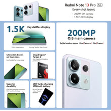 Buy Redmi,Redmi Note 13 Pro 5G - 8GB RAM, 256GB Storage, Midnight Black, Unlocked - Gadcet UK | UK | London | Scotland | Wales| Near Me | Cheap | Pay In 3 | Unlocked Mobile Phone