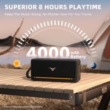 StageSound Portable Bluetooth Speaker - 40W, IPX7 Waterproof, Powerful Bass, LED Lights, Wireless Speaker for Home & Outdoors