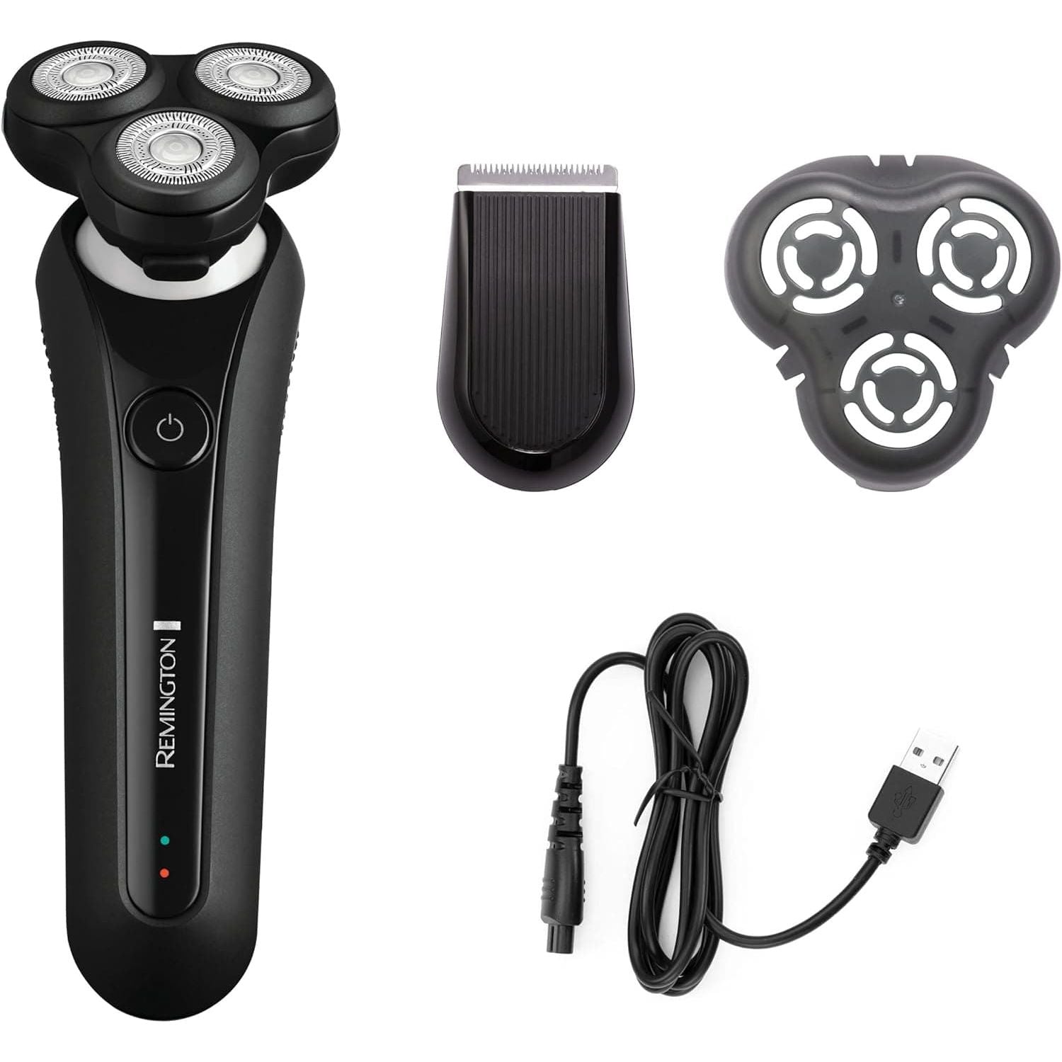 Buy Alann Trading Limited,Remington X5 Limitless Mens Wet & Dry Electric Rotary Shaver - 360° PivotBall & flexible shaving heads for constant contact (Detail trimmer, 50min usage, 90min charge, Cordless, USB charging) XR1750 - Gadcet UK | UK | London | Scotland | Wales| Near Me | Cheap | Pay In 3 | Shaving & Grooming