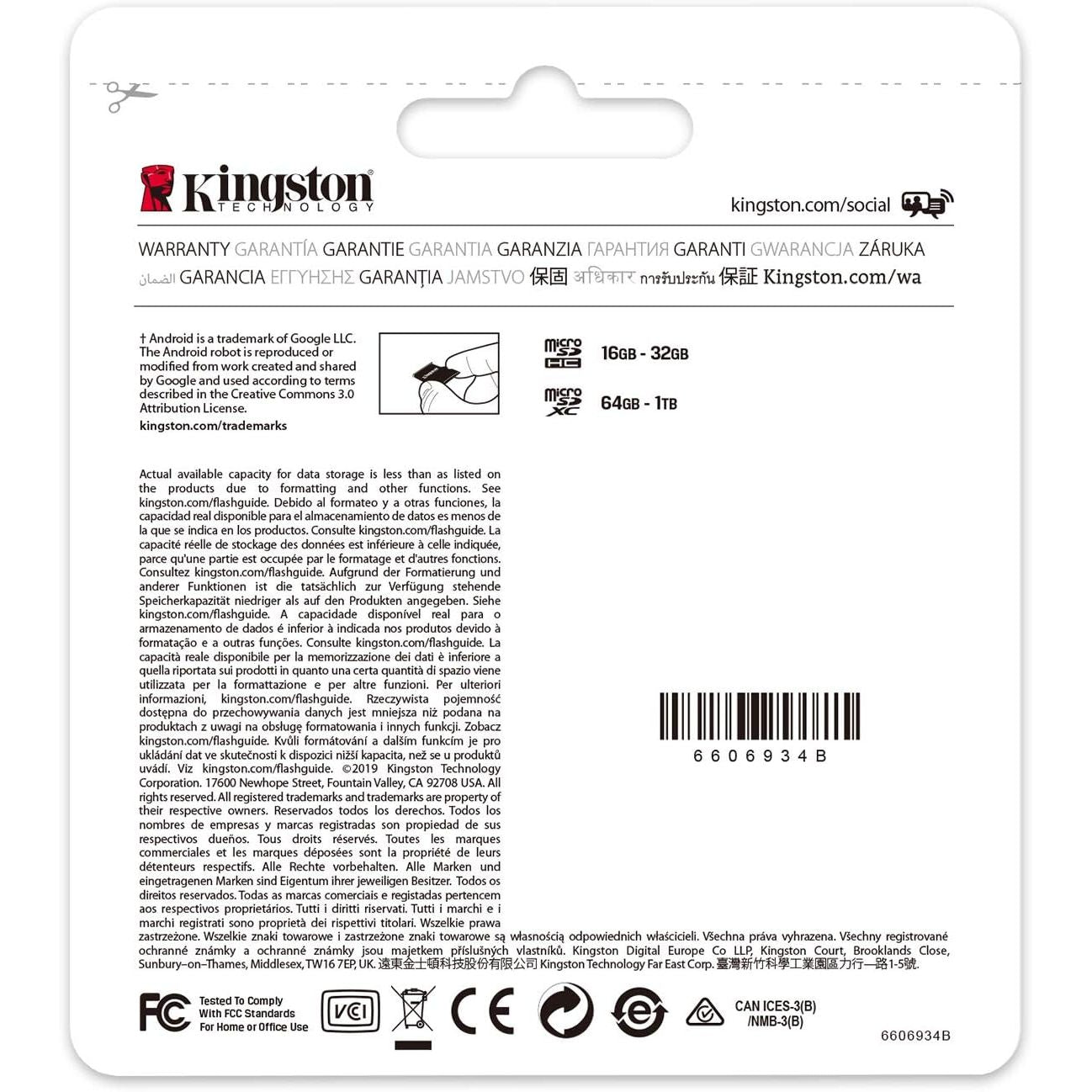 Buy Kingston,Kingston Canvas Select Plus 16GB microSD Card – Class 10, with SD Adapter (SDCS2/16GB) - Gadcet UK | UK | London | Scotland | Wales| Near Me | Cheap | Pay In 3 | Memory Cards