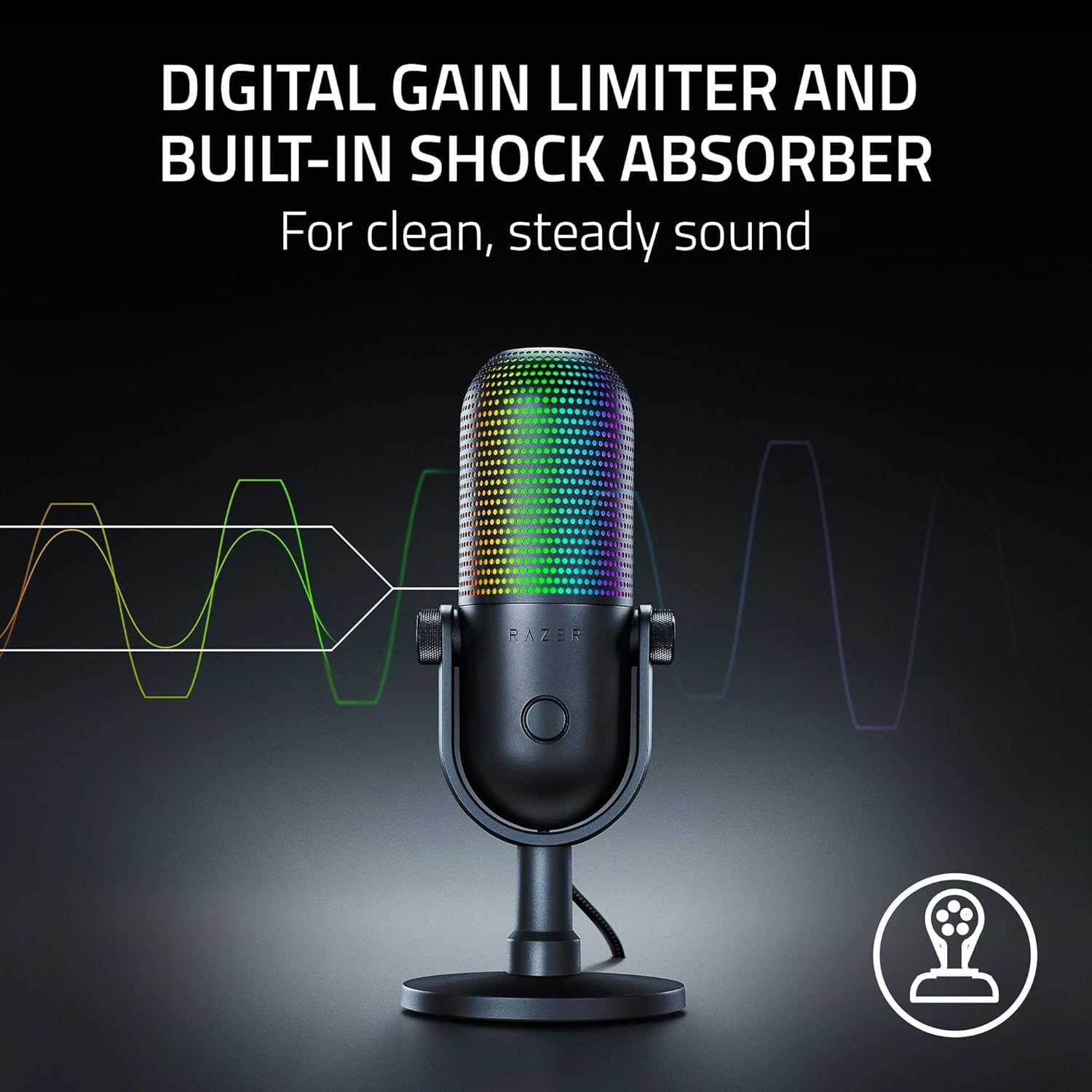 Buy RAZER,Razer Seiren V3 Chroma – RGB USB Microphone with Tap-to-Mute (Black) - Gadcet UK | UK | London | Scotland | Wales| Near Me | Cheap | Pay In 3 | Microphones