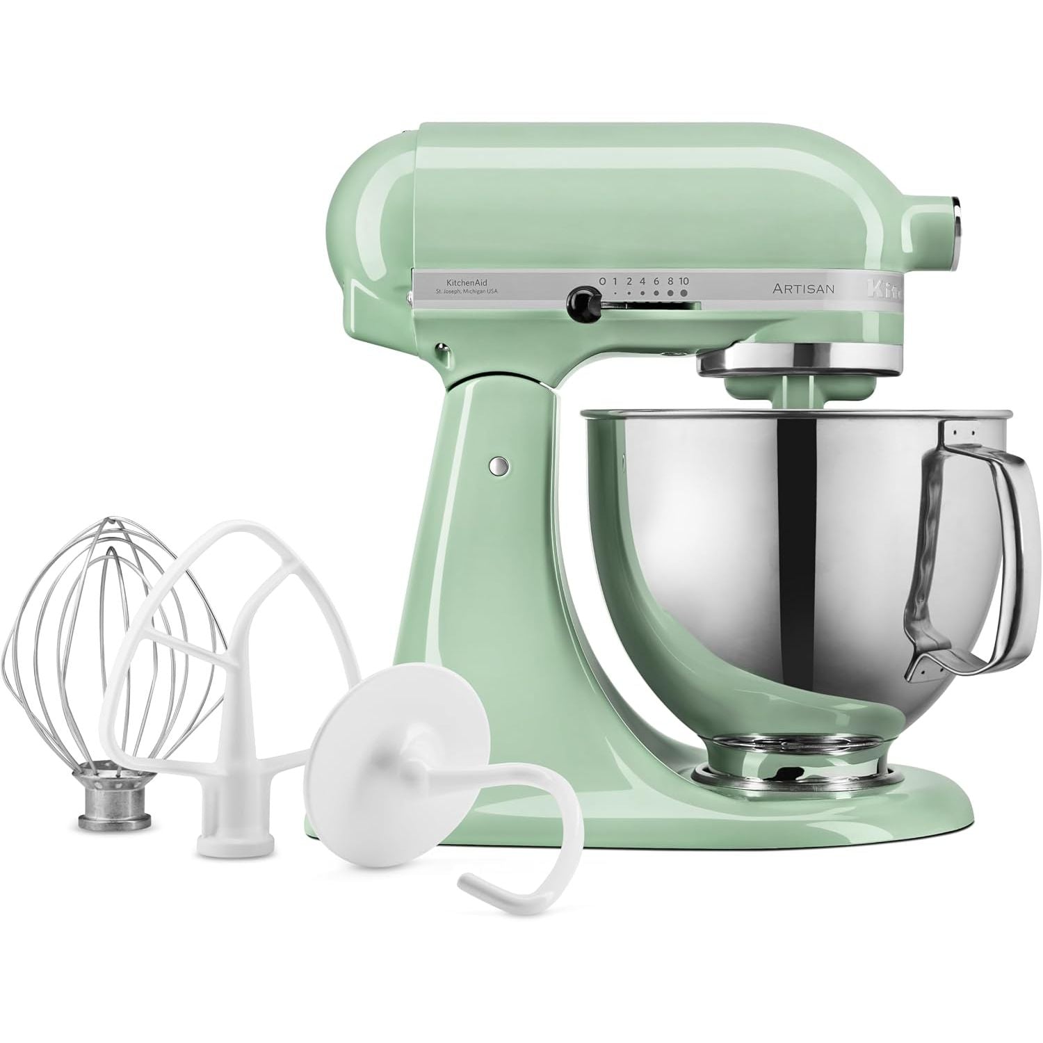 Buy KitchenAid,KitchenAid MIXER TILT-HEAD 4.8L - ARTISAN - Pistachio - 5KSM125BPT - Gadcet UK | UK | London | Scotland | Wales| Near Me | Cheap | Pay In 3 | Stand Mixer