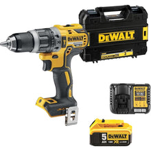 DeWalt DCD796P1-GB XR 18V Brushless Combi Drill – Compact, Lithium-Ion, Yellow/Black