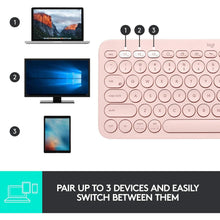 Buy Logitech,Logitech K380 Multi-Device Bluetooth Keyboard - Rose - Gadcet UK | UK | London | Scotland | Wales| Ireland | Near Me | Cheap | Pay In 3 | Keyboards