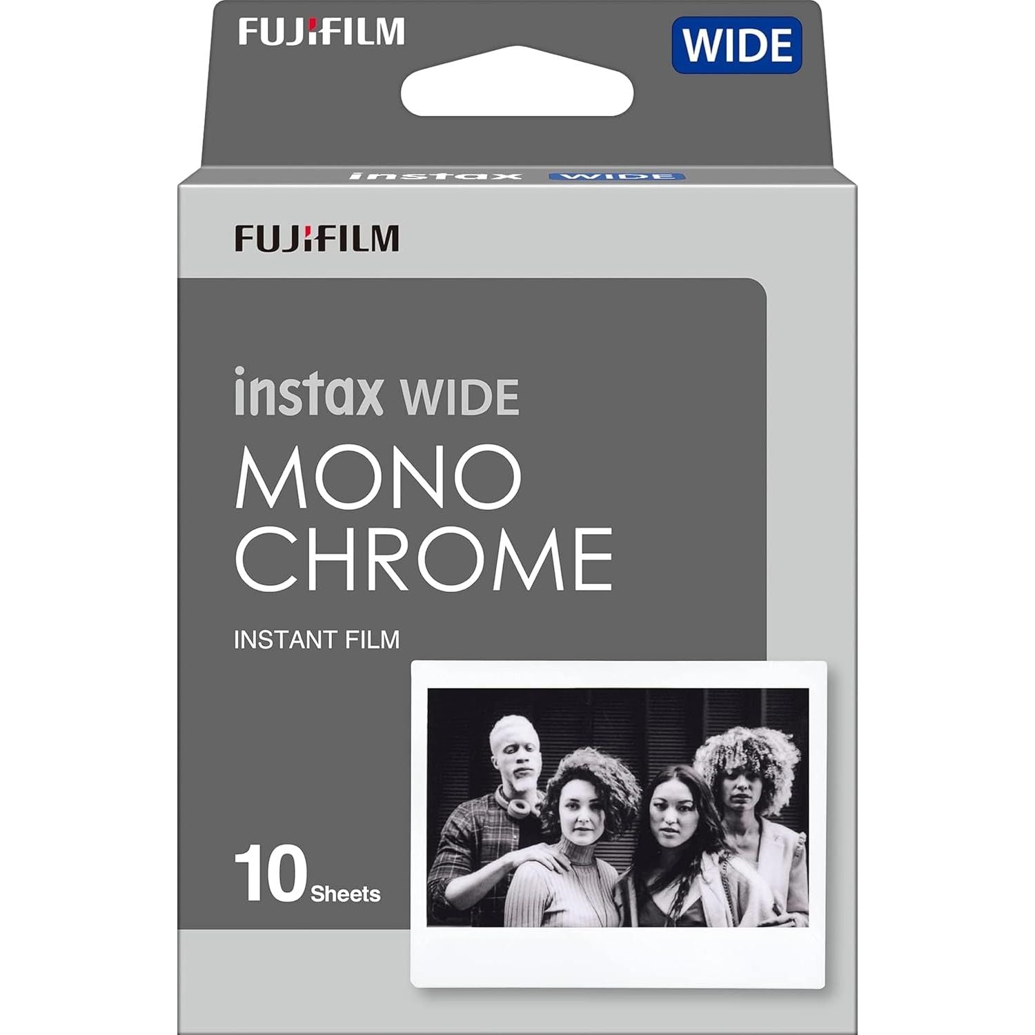Buy instax,Fujifilm instax WIDE Monochrome Instant Film – 10 Shot Pack - Gadcet UK | UK | London | Scotland | Wales| Near Me | Cheap | Pay In 3 | Instant Film Cameras