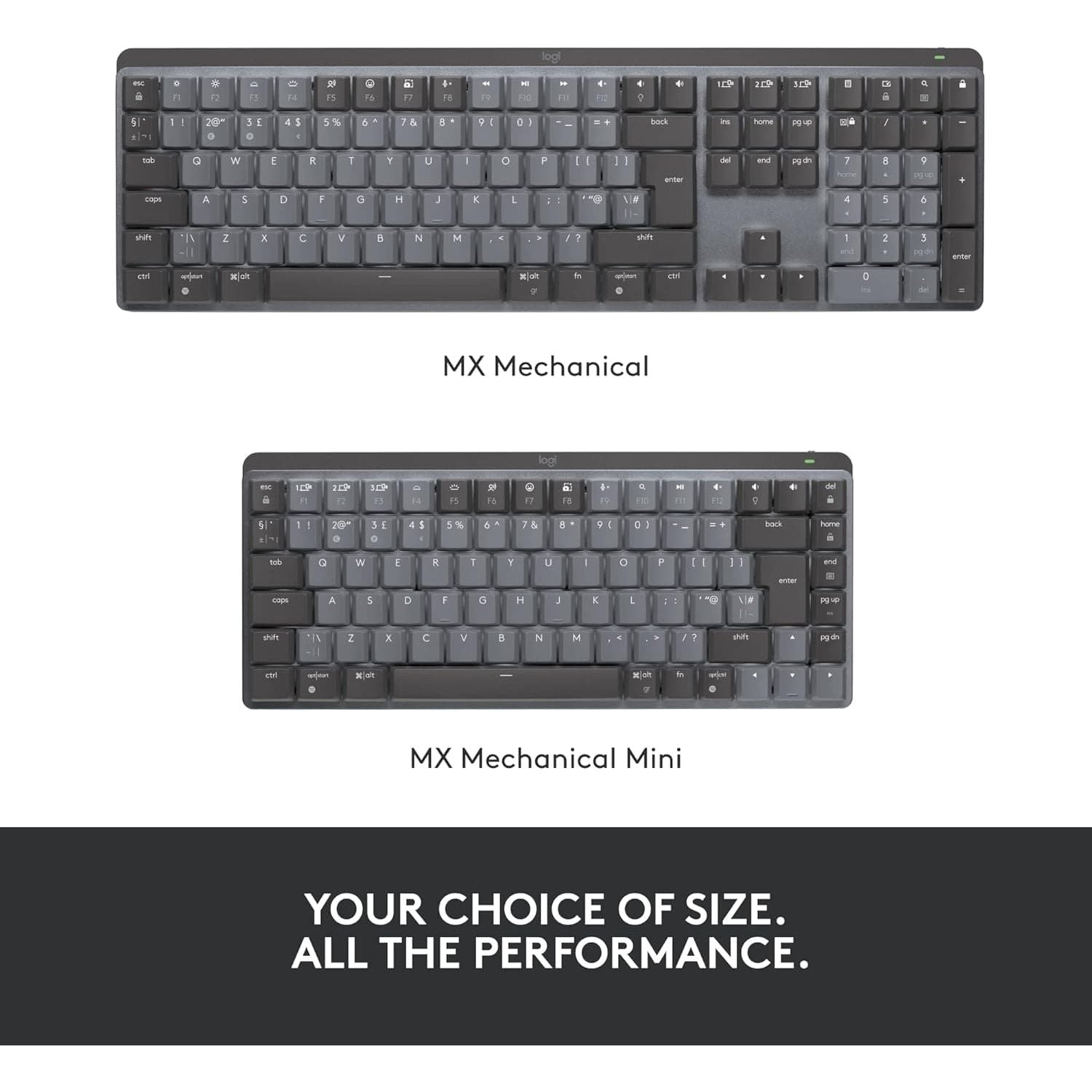 Buy Logitech,Logitech MX Mechanical Wireless Illuminated Performance Keyboard QWERTY UK English Layout - Grey - Gadcet UK | UK | London | Scotland | Wales| Ireland | Near Me | Cheap | Pay In 3 | Keyboard & Mouse