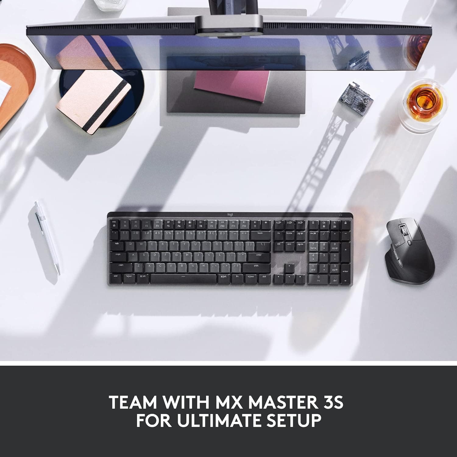 Buy Logitech,Logitech MX Mechanical Wireless Illuminated Performance Keyboard QWERTY UK English Layout - Grey - Gadcet UK | UK | London | Scotland | Wales| Ireland | Near Me | Cheap | Pay In 3 | Keyboard & Mouse