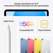 Apple iPad 10th Gen 10.9" – 64GB, Wi-Fi + Cellular, Yellow, Unlocked