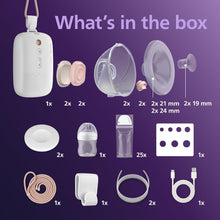 Philips Avent Hands-Free Double Electric Breast Pump – Model SCF547/11, Hospital-Strength, Mimics Natural Drinking Rhythm, 2 Collection Cups, 4 Breast Shields