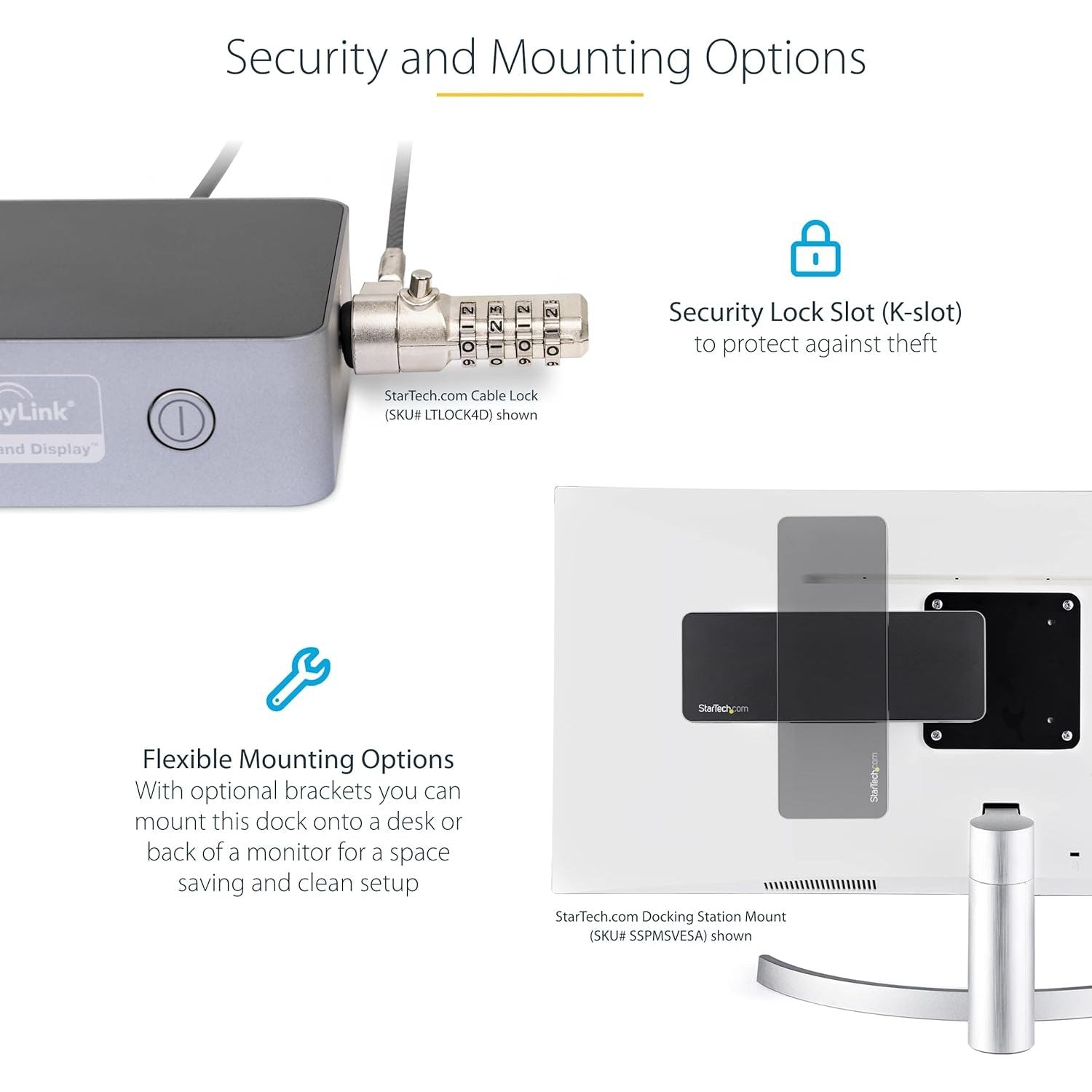 Buy StarTech.com,StarTech.com USB-C & USB-A Hybrid Docking Station – Dual 4K 60Hz, 100W Power Delivery, Thunderbolt Compatible - Gadcet UK | UK | London | Scotland | Wales| Near Me | Cheap | Pay In 3 | Laptop Docking Stations