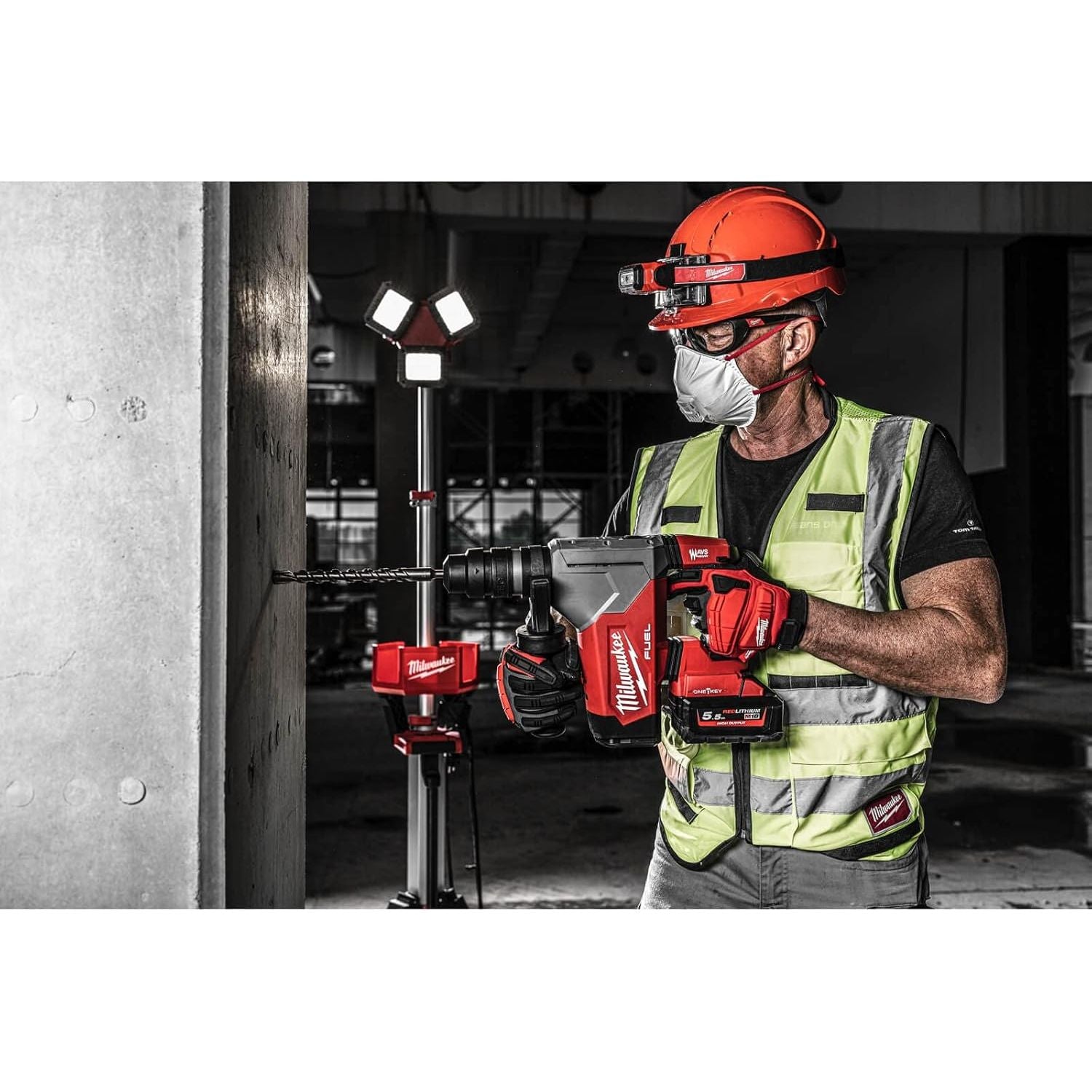 Buy Milwaukee,Milwaukee M18 ONEFHPX Fuel 18V Cordless Brushless SDS Plus Drill - 2 x 5.5Ah Li-Ion - Gadcet UK | UK | London | Scotland | Wales| Near Me | Cheap | Pay In 3 | Handheld Power Drills