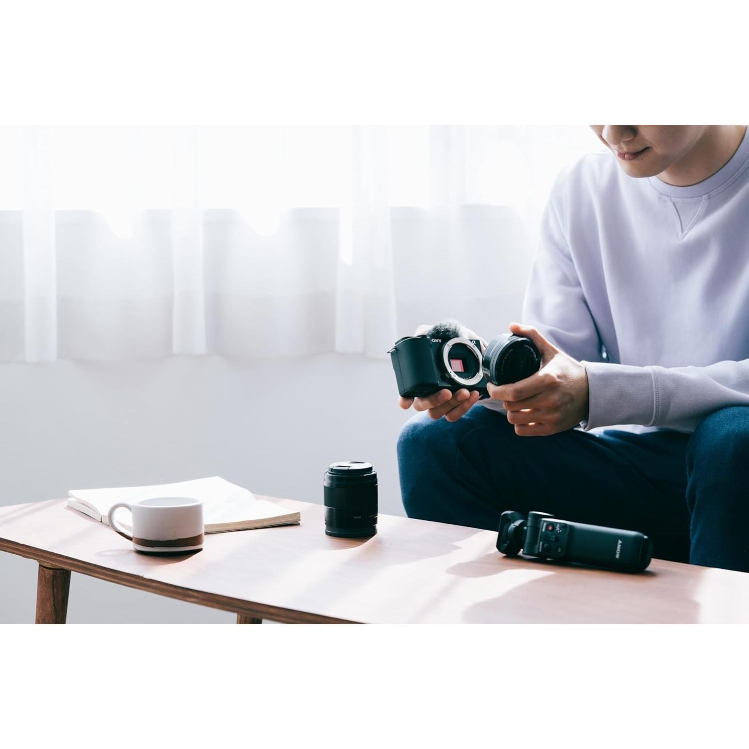 Buy Sony,Sony ZV-E10K Mirrorless Vlog Camera with 16-50mm OSS II Lens – APS-C Sensor, 4K Video, Flip Screen & Real-Time Eye AF - Gadcet UK | UK | London | Scotland | Wales| Near Me | Cheap | Pay In 3 | Mirrorless Digital Cameras