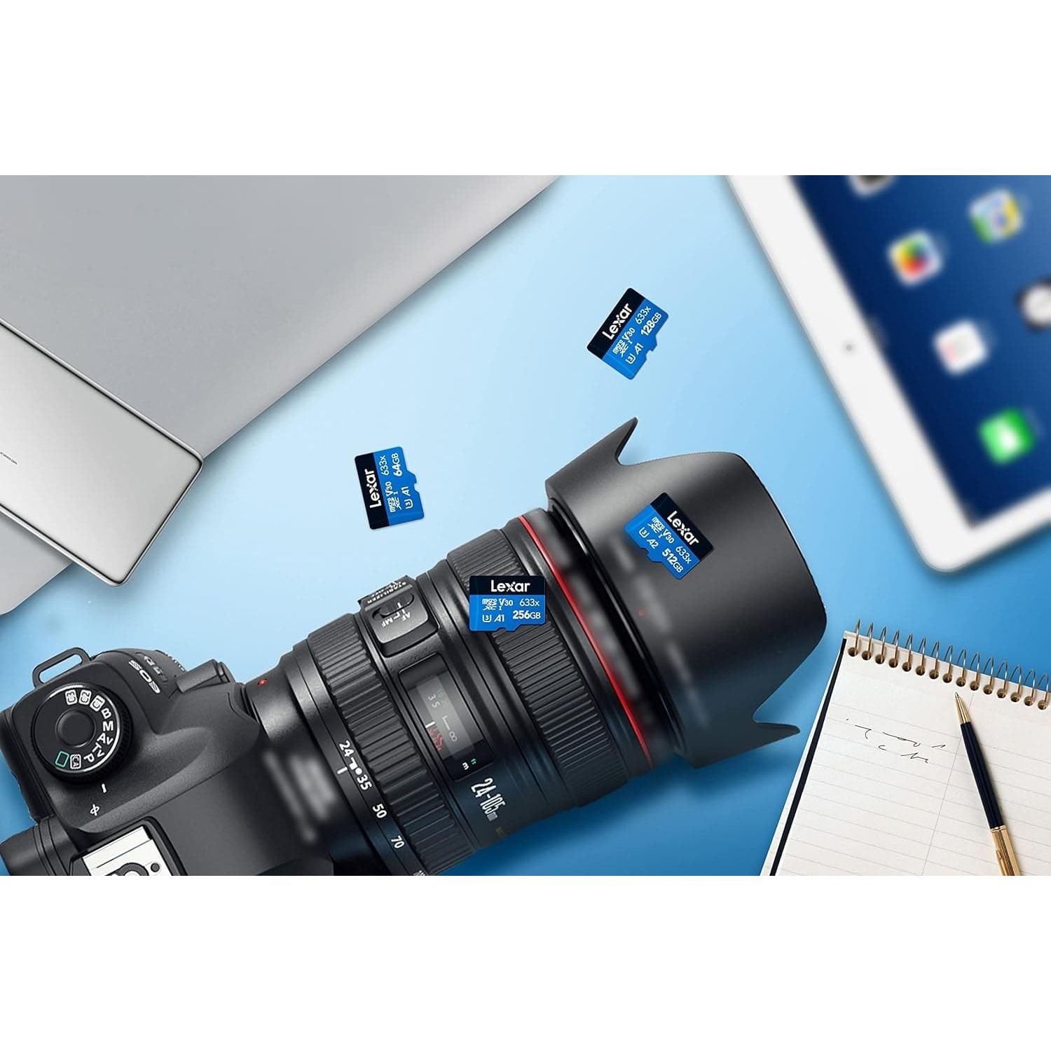 Buy Lexar,Lexar 633x 512GB Micro SD Card, microSDXC UHS-I Card + SD Adapter, microSD Memory Card up to 100MB/s Read, A2, Class 10, U3, V30, TF Card for Smartphones/Tablets/IP Cameras - Gadcet UK | UK | London | Scotland | Wales| Near Me | Cheap | Pay In 3 | Flash Memory Cards