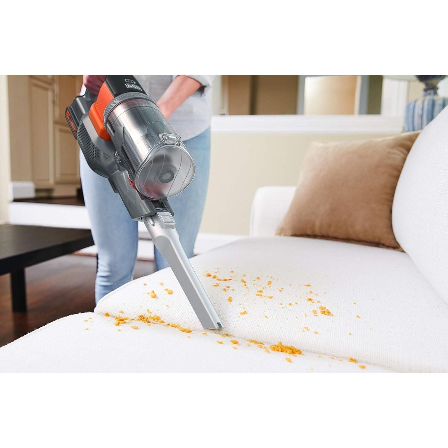 Buy BLACK+DECKER,BLACK + DECKER BHFEV182C-GB, 18V 2.0Ah PowerSeries Floor Extension Stick Vac, Grey, 650 milliliters - Gadcet UK | UK | London | Scotland | Wales| Ireland | Near Me | Cheap | Pay In 3 | Vacuum Cleaner