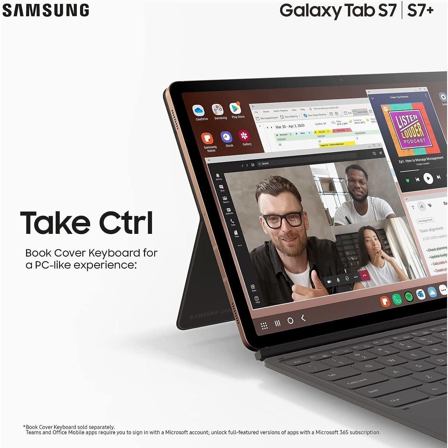 Buy Samsung,Samsung Tab S7 Plus - 12.4 Inches - 128GB Storage - Wi-Fi - Silver - Gadcet UK | UK | London | Scotland | Wales| Ireland | Near Me | Cheap | Pay In 3 | Tablet Computers