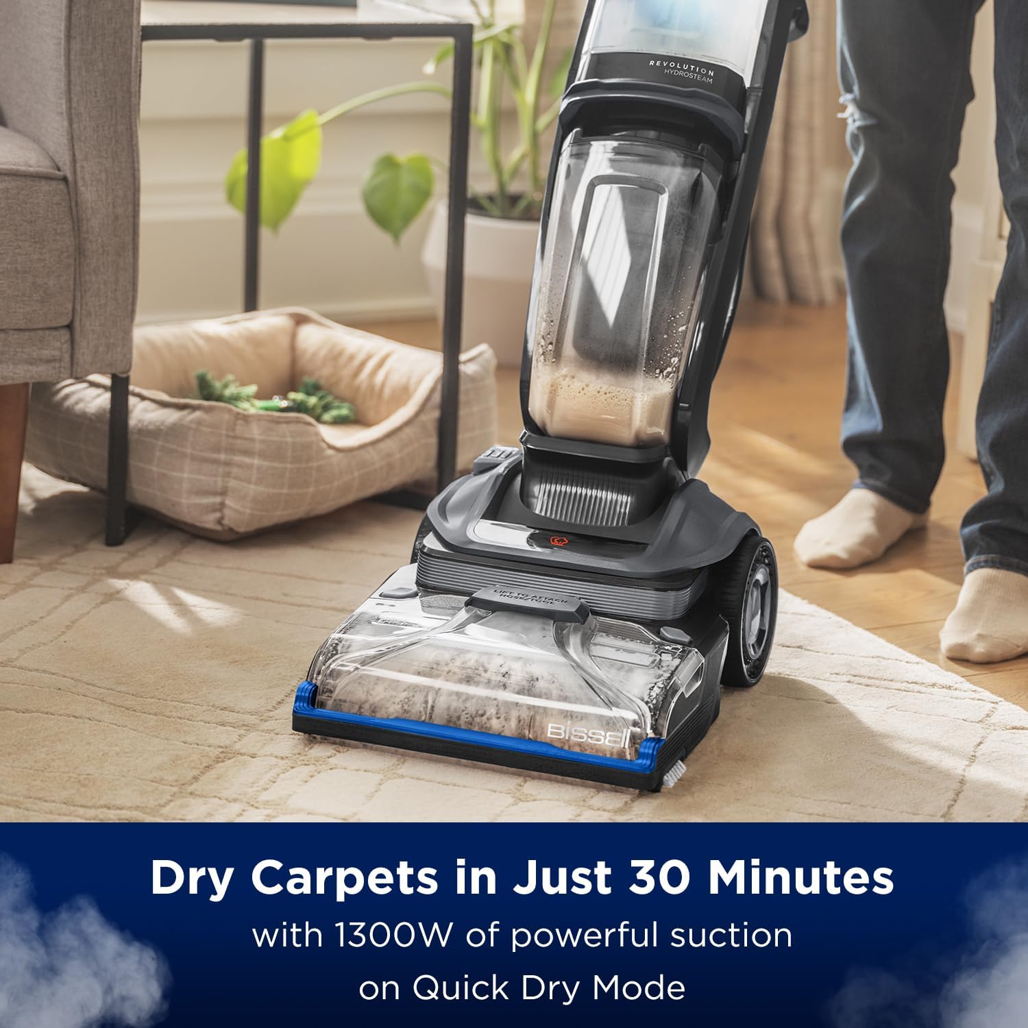 Buy BISSELL,BISSELL Revolution HydroSteam Carpet Cleaner (3670E) – Steam & Stain Removal, 3.7L Tank, 30-Min Dry Time, Upholstery Cleaner - Gadcet UK | UK | London | Scotland | Wales| Near Me | Cheap | Pay In 3 | Upright Carpet Steamers