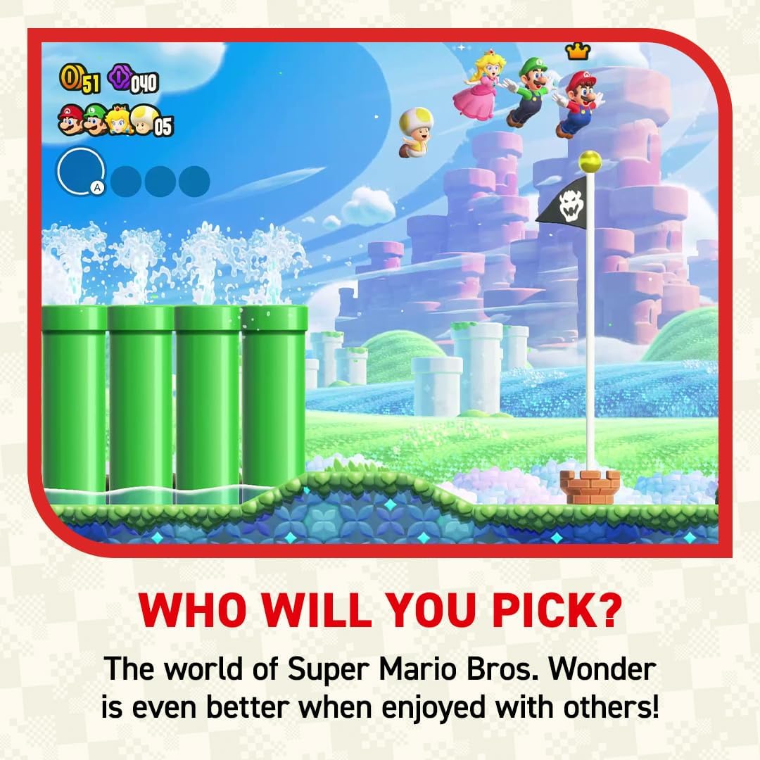Buy Nintendo,Nintendo Switch OLED Model (White) with Super Mario Bros. Wonder Pre-Installed + 12-Month Switch Online Subscription Code - Gadcet UK | UK | London | Scotland | Wales| Near Me | Cheap | Pay In 3 | Video Game Consoles