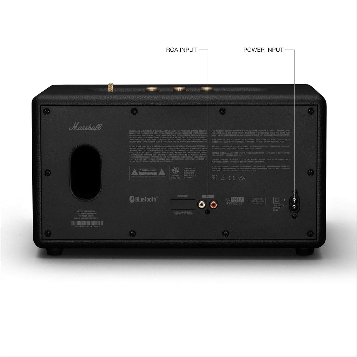 Buy Marshall,Marshall Stanmore III Bluetooth Speaker – Black - Gadcet UK | UK | London | Scotland | Wales| Near Me | Cheap | Pay In 3 | Bluetooth Speakers