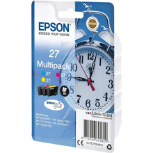 Buy Epson,Epson 27 Alarm Clock Genuine Multipack, 3-colours Ink Cartridges, DuraBrite Ultra Ink - Gadcet UK | UK | London | Scotland | Wales| Near Me | Cheap | Pay In 3 | Toner & Inkjet Cartridges