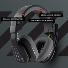 Buy ASTRO Gaming,ASTRO A10 Gaming Headset Gen 2 Wired Headset - Over-ear gaming headphones with flip-to-mute microphone, 32 mm drivers, compatible with PlayStation, PC - Black - Gadcet UK | UK | London | Scotland | Wales| Near Me | Cheap | Pay In 3 | Headphones & Headsets