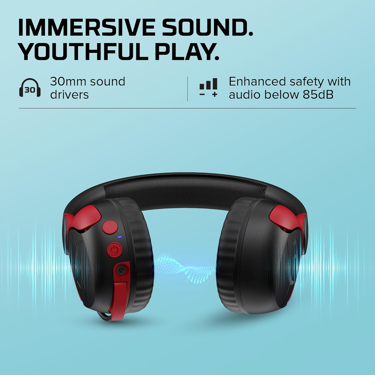 Buy HyperX,HyperX Cloud Mini Wireless Headset – Volume Limited 85dB (Multi-Platform Compatible) - Gadcet UK | UK | London | Scotland | Wales| Near Me | Cheap | Pay In 3 | Headphone and Headset