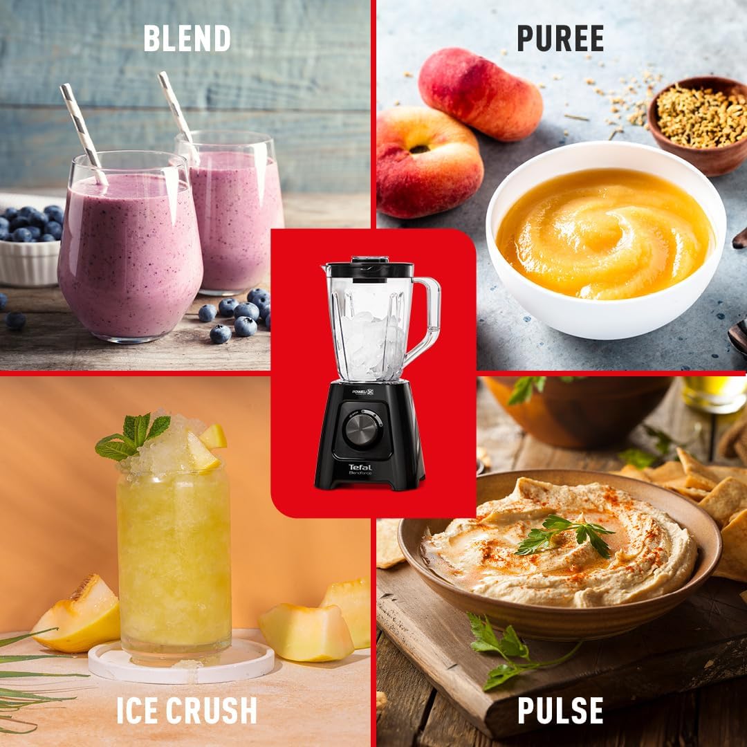 Buy Tefal,Tefal Blendforce II Blender – 600W, 2L Jug, Black (Model BL420840) - Gadcet UK | UK | London | Scotland | Wales| Near Me | Cheap | Pay In 3 | Food Mixers & Blenders