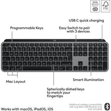 Buy Logitech,Logitech MX Keys Advanced Wireless Keyboard for Mac – Backlit, Bluetooth - Gadcet UK | UK | London | Scotland | Wales| Near Me | Cheap | Pay In 3 | Keyboards