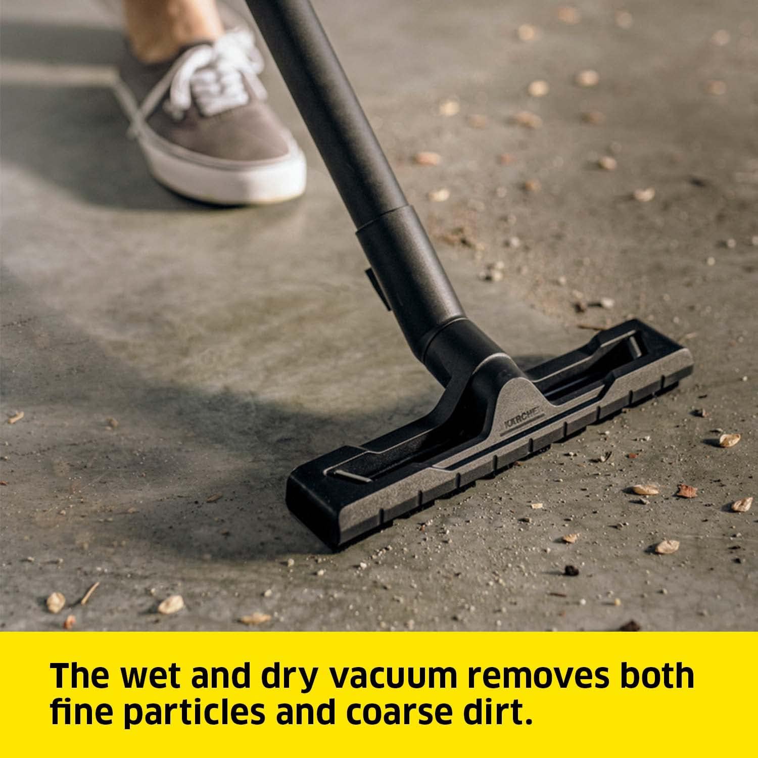 Buy Karcher,Kärcher Wet & Dry Vacuum Cleaner WD 2 Plus - 1000W, 12L Plastic Container, 1.8m Suction Hose, Blowing Function, Includes Cartridge Filter, Floor & Crevice Nozzle - Yellow - Gadcet UK | UK | London | Scotland | Wales| Near Me | Cheap | Pay In 3 | Vaccum Cleaner