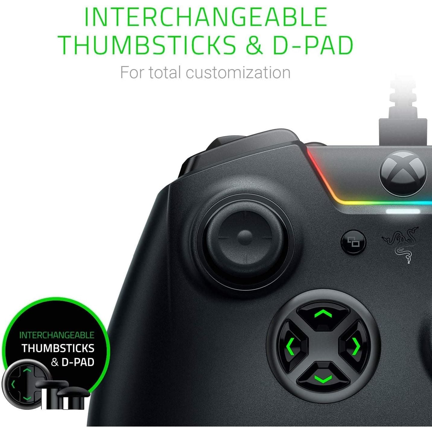 Buy Razer,Razer Wolverine Ultimate - Wired Gaming Controller for Xbox One + Xbox Series X / S + PC with Chroma RGB - Gadcet.com | UK | London | Scotland | Wales| Ireland | Near Me | Cheap | Pay In 3 | Video Game Console Accessories