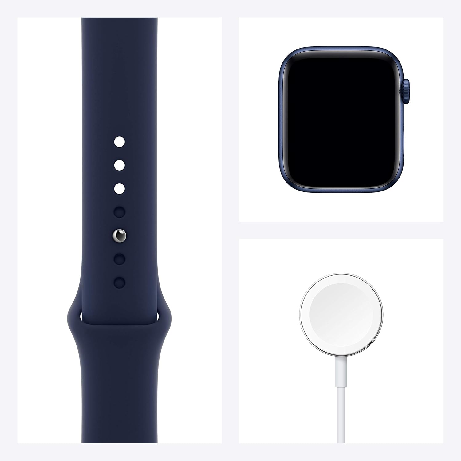 Buy Apple,Apple Watch Series 6 (GPS, 44mm) – Blue Aluminium Deep Navy Sport Band - Gadcet UK | UK | London | Scotland | Wales| Near Me | Cheap | Pay In 3 | Smart Watches