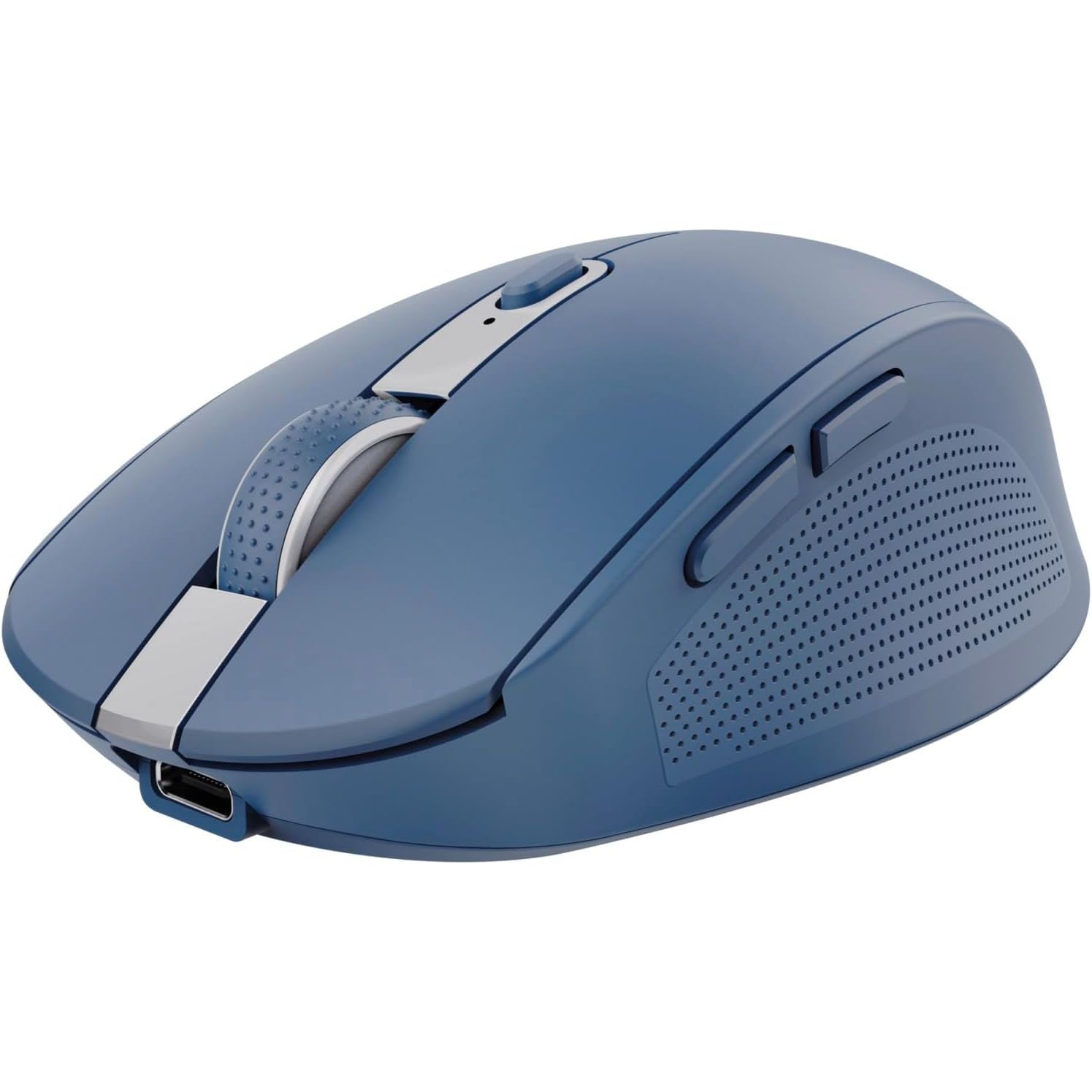 Buy Trust Gaming,Trust Ozaa Silent Wireless Mouse - Bluetooth & 2.4GHz, Multi-Device, Eco-Friendly, Rechargeable, for Windows, Mac, Android, Laptop & PC - Blue - Gadcet UK | UK | London | Scotland | Wales| Near Me | Cheap | Pay In 3 | Keyboard & Mouse
