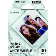 Fujifilm instax SQUARE Instant Film – White Marble Border, 10 Shot Pack
