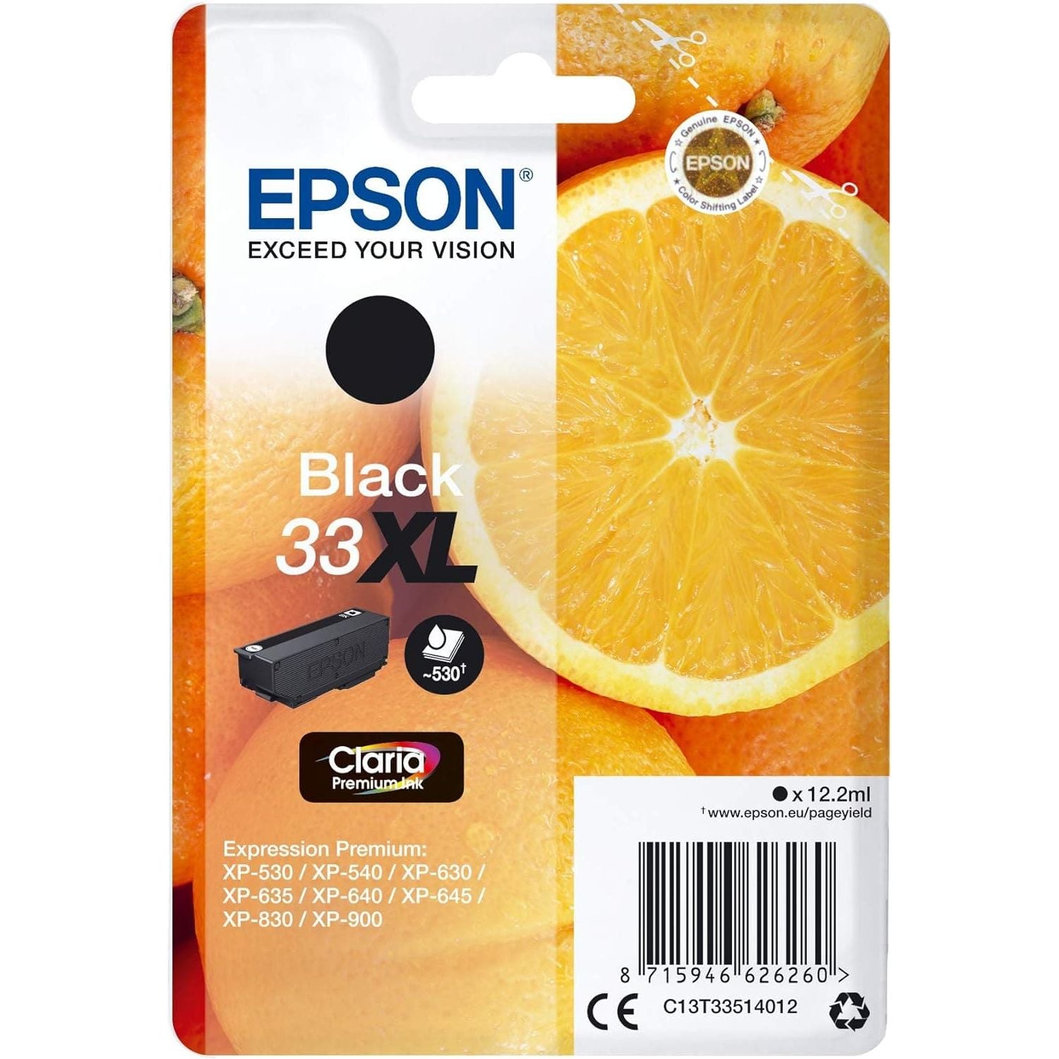 Buy Epson,Epson 33XL Black Oranges High Yield, Genuine, Claria Premium Ink - Gadcet UK | UK | London | Scotland | Wales| Near Me | Cheap | Pay In 3 | Toner & Inkjet Cartridges